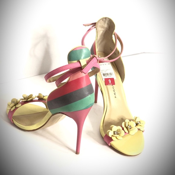 chinese laundry flower heeled sandal